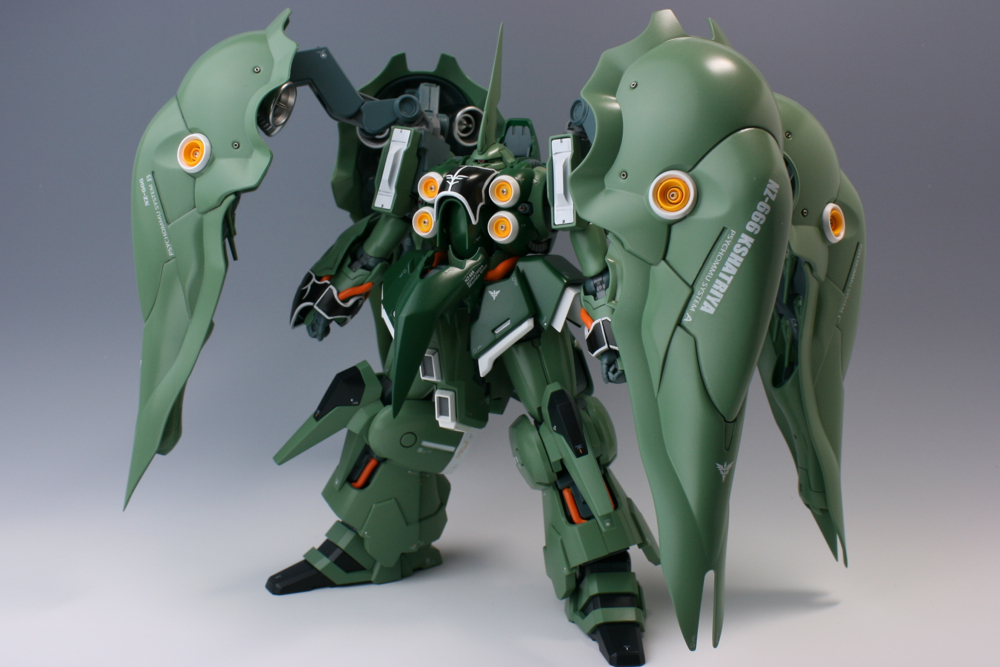 HGUCクシャトリヤ完成 : ガンプラの作り方。