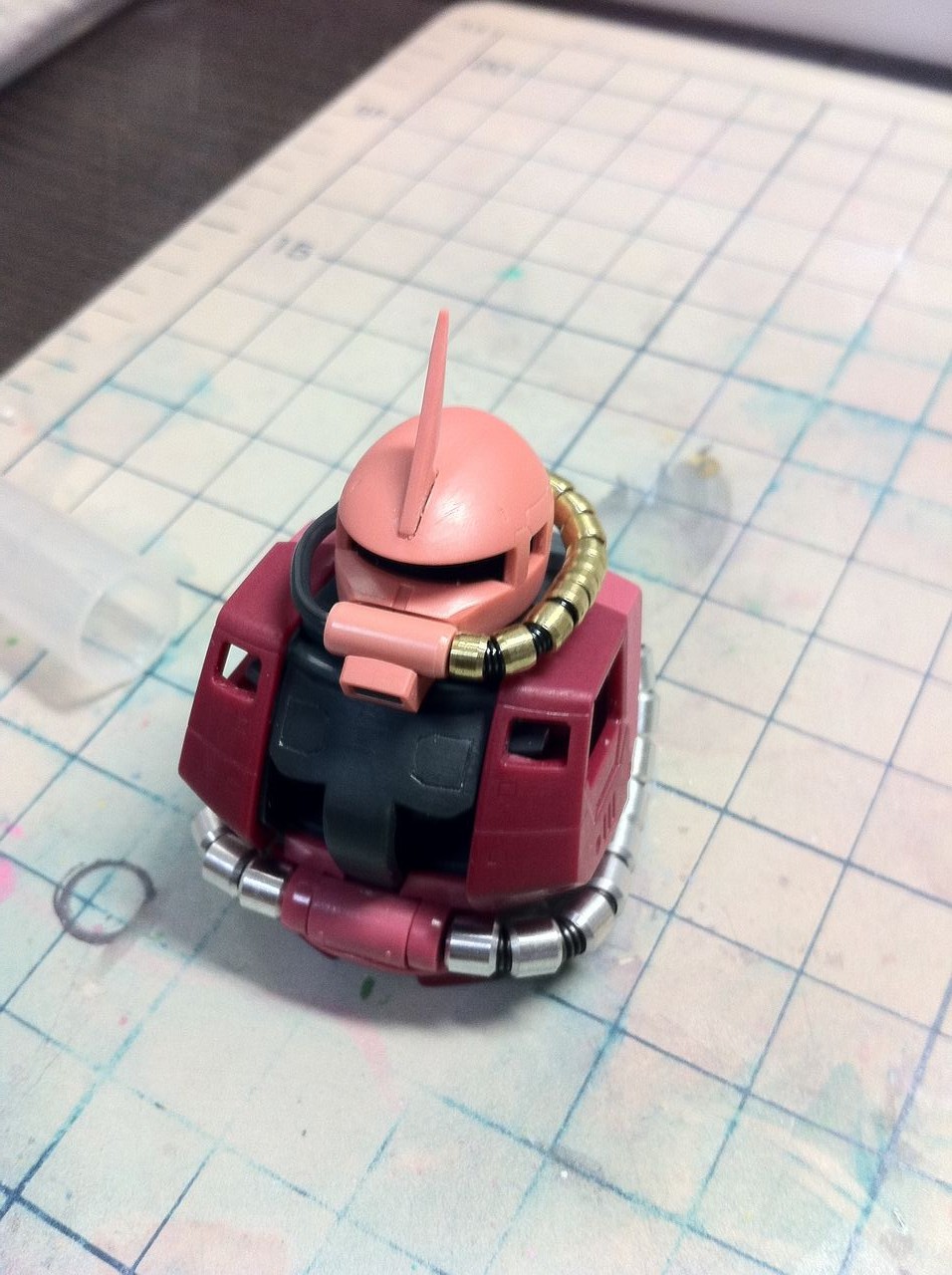 Rgザク 動力パイプ高精度化するけどかっこ良く節約 ガンプラの作り方