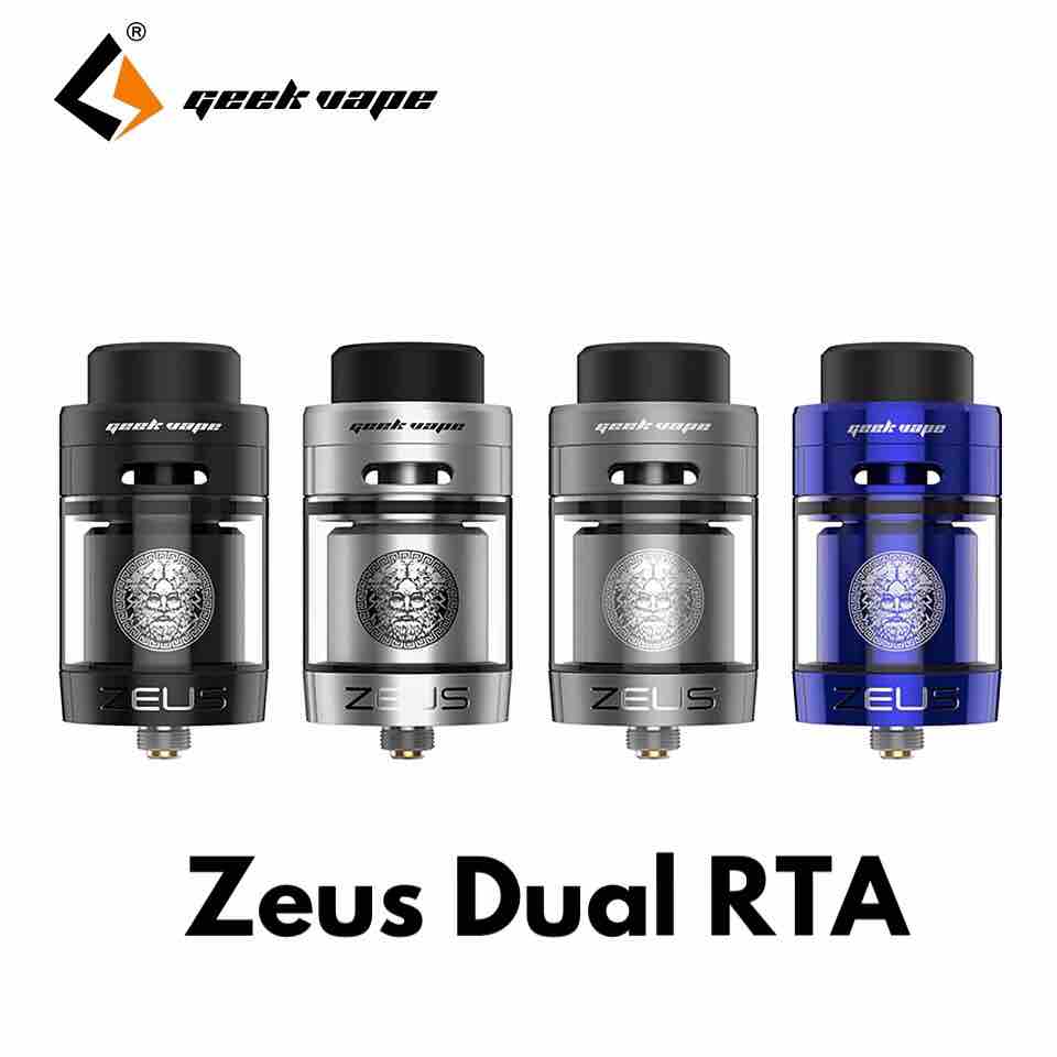 アトマイザー レビュー Geekvape Zeus Dual Rta ギーク ベイプ ゼウス デュアル Sapporovapor Ryuk55 Vape沼blog