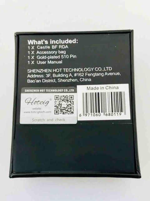 【アトマイザー レビュー】Hotcig Castle BF RDA : SapporoVapor RYUK55 VAPE沼blog♪