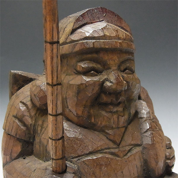 銘木欅木彫り】銘木欅木製彫刻オブジェ椿油仕上げ【題目∶駆】送料込み