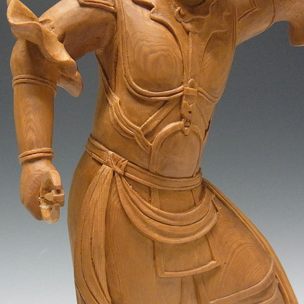 木曽桧/檜(きそひのき) 十二神将 戌神 伐折羅大将（金剛力士