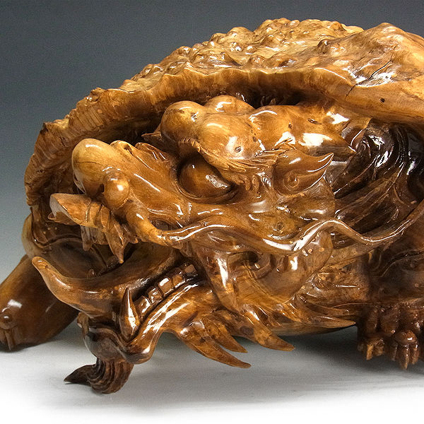 希少時代木彫　クスノキ一刀彫大黒天像36cm 香木骨董縁起飾品美術品骨董品茶道具 DH587 △ 仏教美術 時代木彫 大黒天様像 木彫置物 縁起物 七福神