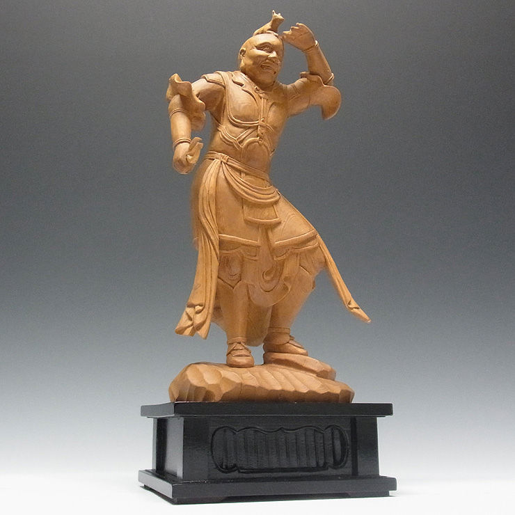 木曽桧/檜(きそひのき) 十二神将 戌神 伐折羅大将(金剛力士 木曽桧/檜(きそひのき) 十二神将 戌神 伐折羅大将(金剛力士