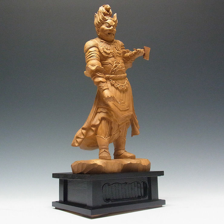 木曽桧/檜(きそひのき) 十二神将 卯神 摩虎羅大将 まこら 全体高