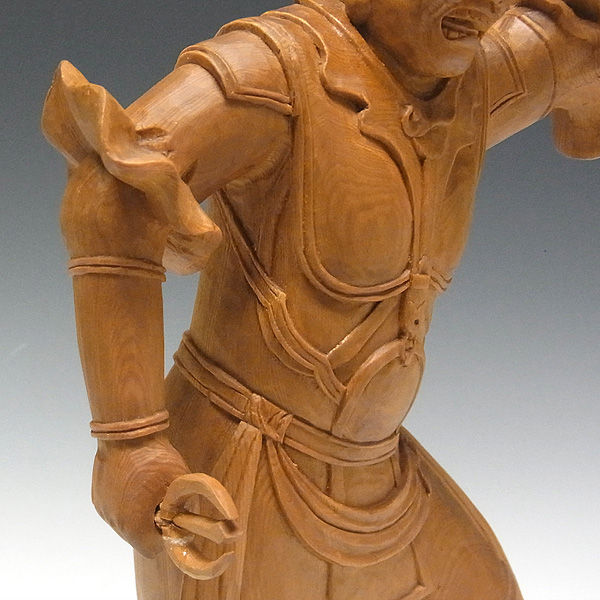 木曽桧/檜(きそひのき) 十二神将 戌神 伐折羅大将（金剛力士