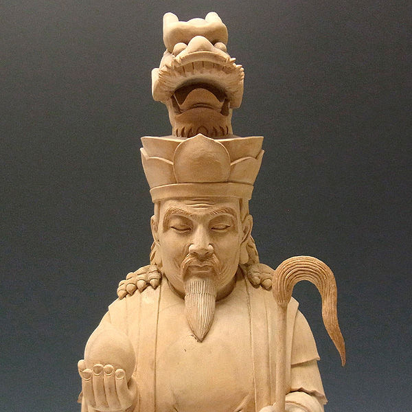 楠/樟(クス) 竜王(八大竜王・龍王・八大龍王) 高さ：51cm （販売