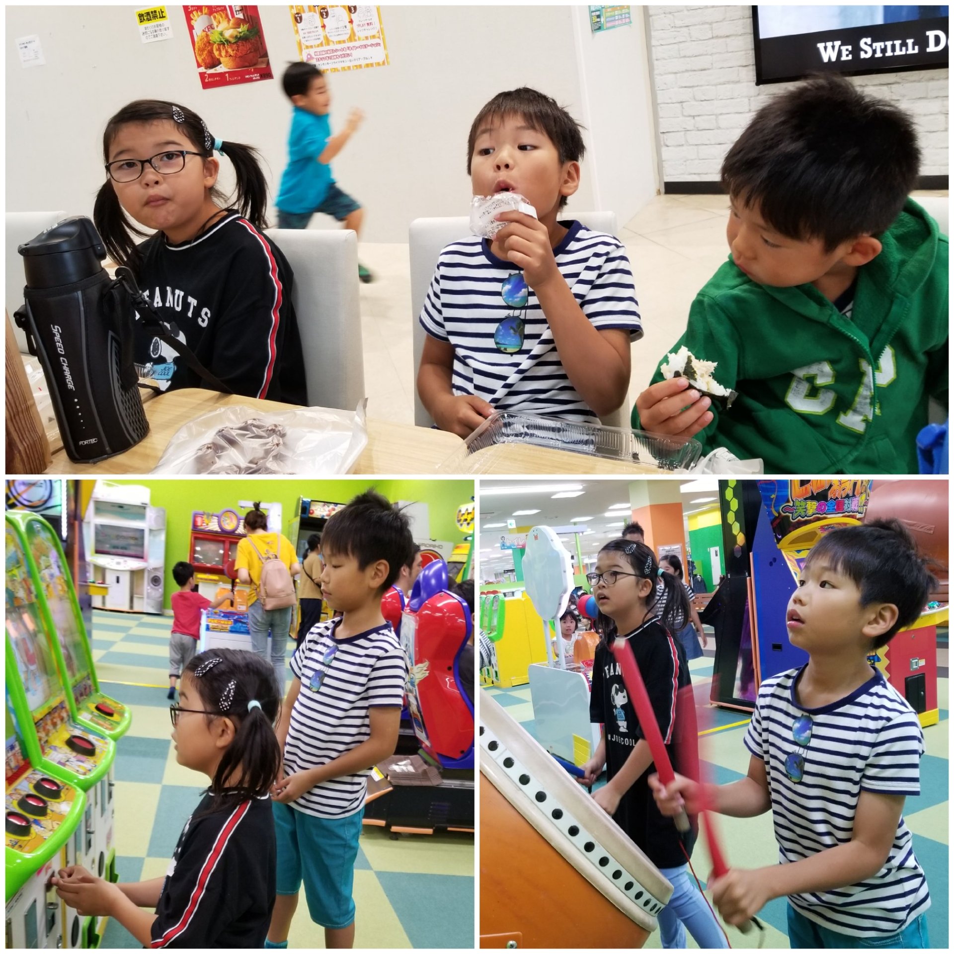 ファンタジーキッズリゾートで誕生日会 パパへ 毎日の龍之介と拳史朗の日記