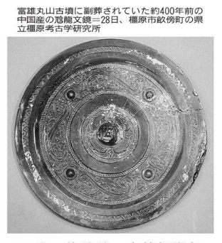 富雄丸山古墳虺龍文鏡