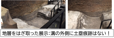 遺跡断面