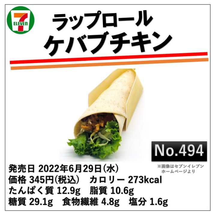 今週発売 273kcal セブンイレブンのラップロールケバブチキンの味付けが完璧 やみつきになる辛めのチキンでたんぱく質もしっかりとれて低カロリー コンビニダイエットラボ 今週発売 273kcal セブンイレブンのラップロールケバブチキンの味付けが完璧 やみつきになる辛めのチキンでたんぱく質もしっかりとれて低カロリー コンビニダイエットラボ