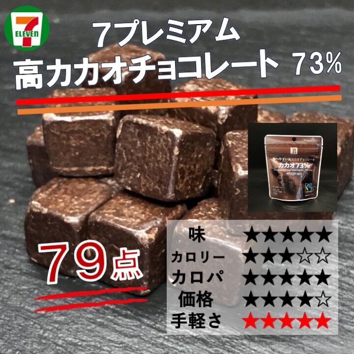 3月発売！223kcal】セブンイレブンのキューブハイカカオチョコレートは