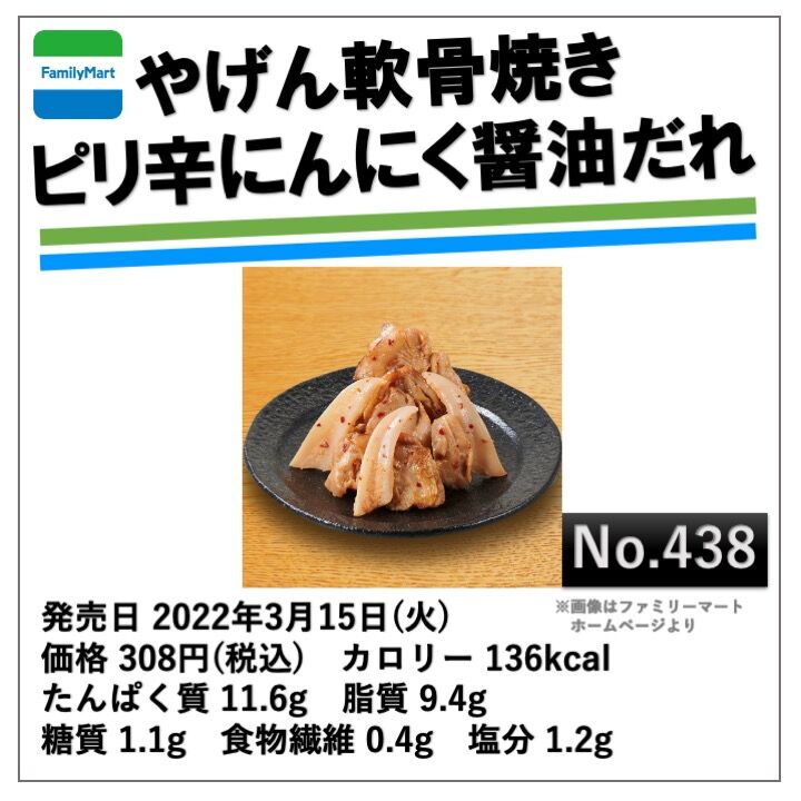 3月発売 136kcal ファミリーマートの鶏のハラミ付きのやげん軟骨はダイエット向きのおつまみ 低カロリーでたんぱく質も コンビニダイエットラボ