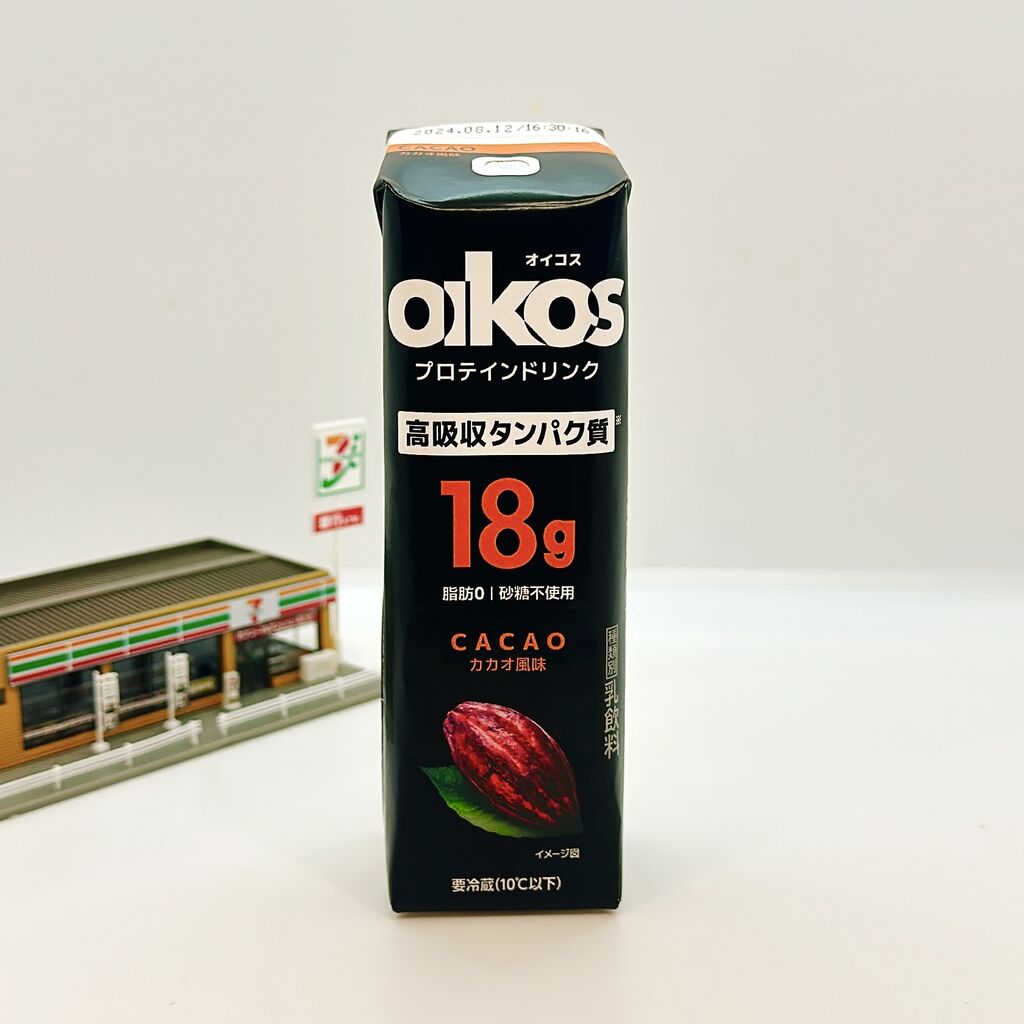 950レビュー目/82点】オイコスにプロテインドリンクが登場！『カカオ