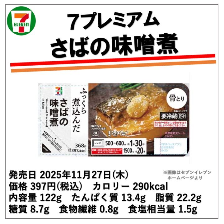 1160レビュー目/83点】セブンイレブンの『さばの味噌煮』が