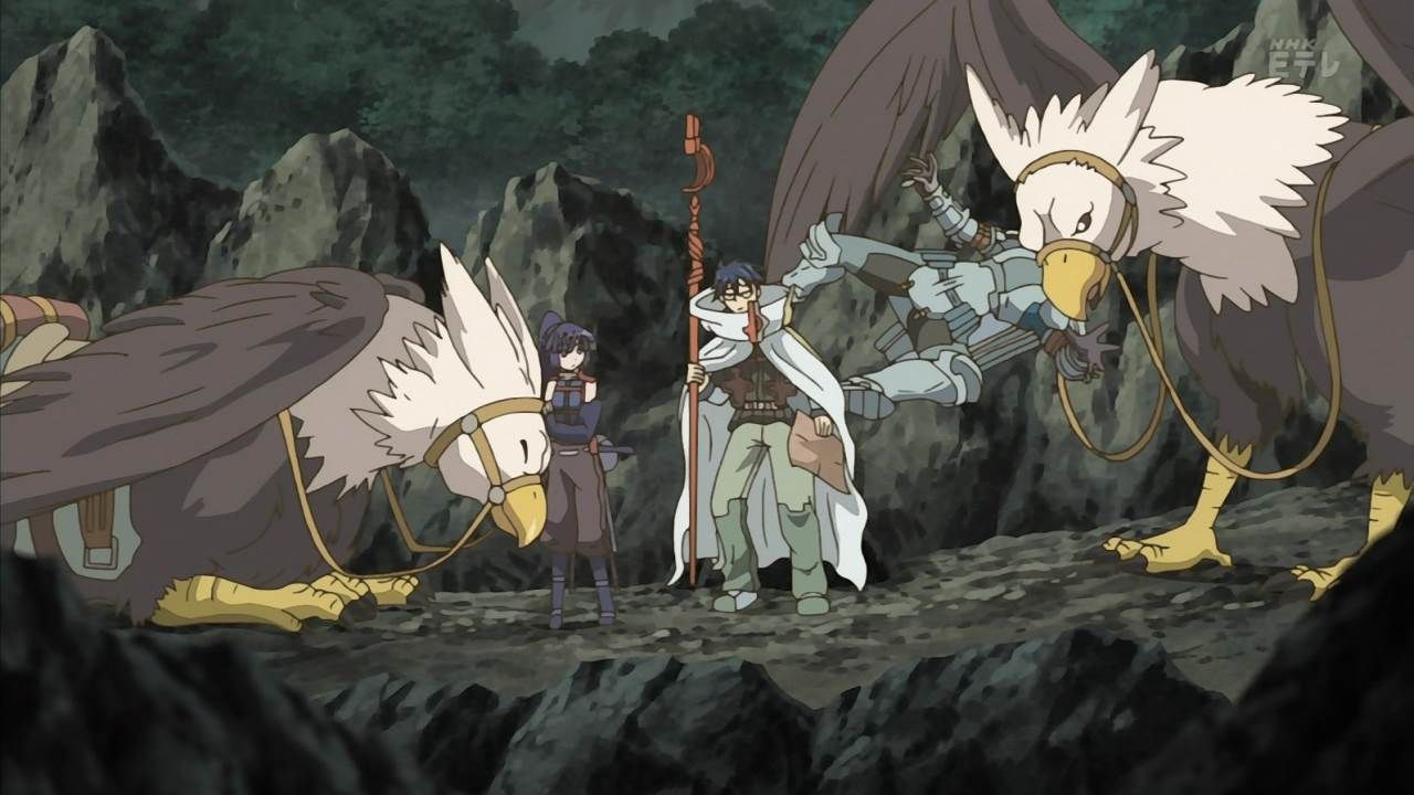 ログ ホライズン1期 Ep3 パルムの深き場所 海外の反応 カエルの石像 アニメ 海外の反応