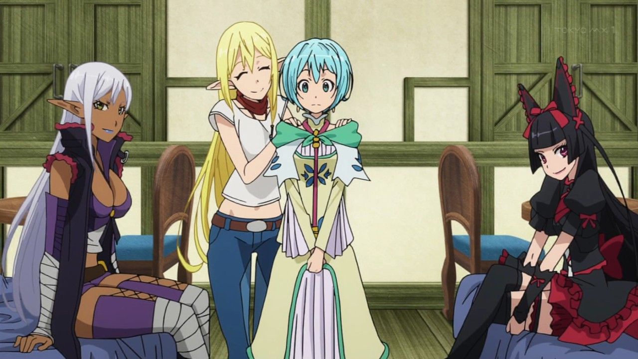 Gate ゲート Ep22 奴隷服を着た皇女 海外の反応 カエルの石像 アニメ 海外の反応