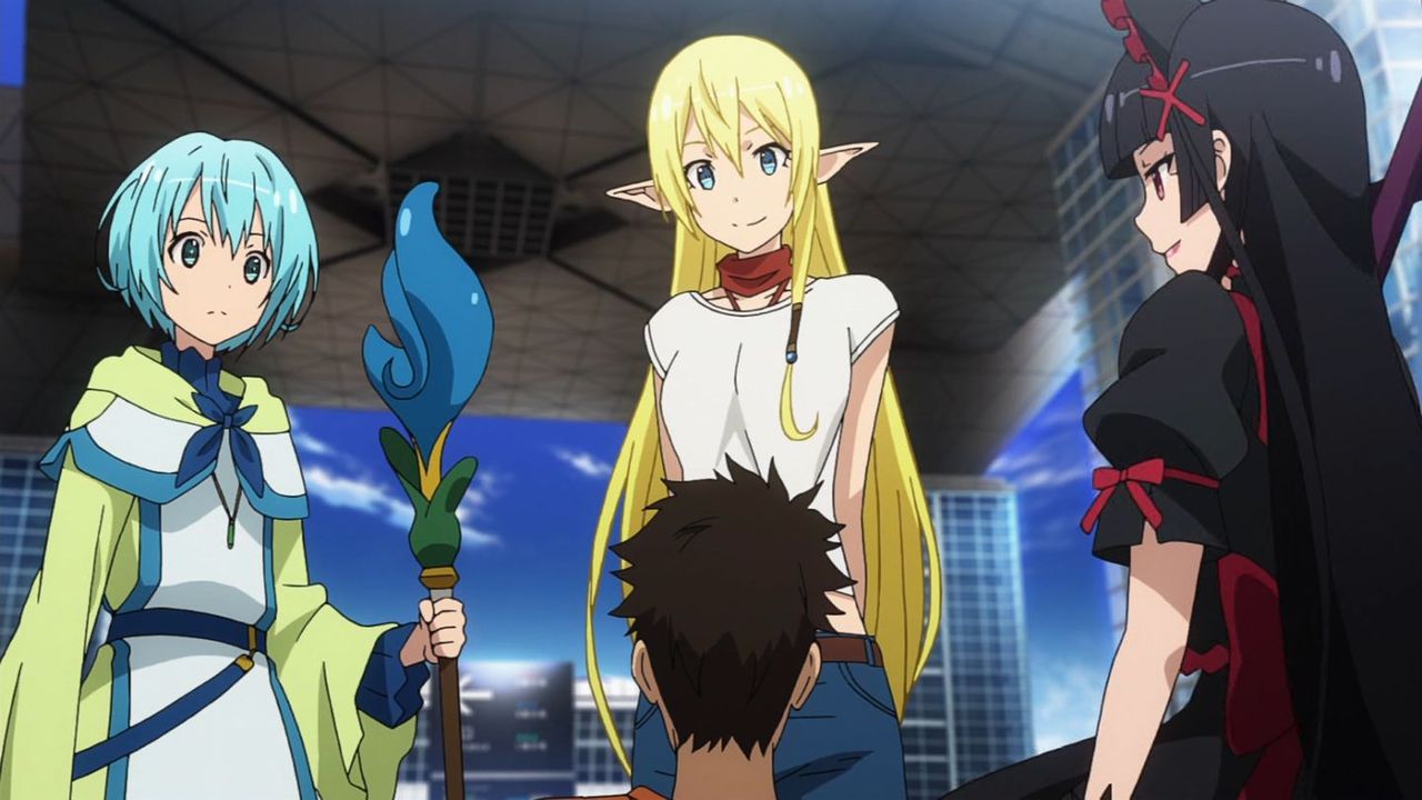 Gate ゲート Ep24 斯く戦えり 海外の反応 4 2 追記 カエルの石像 アニメ 海外の反応