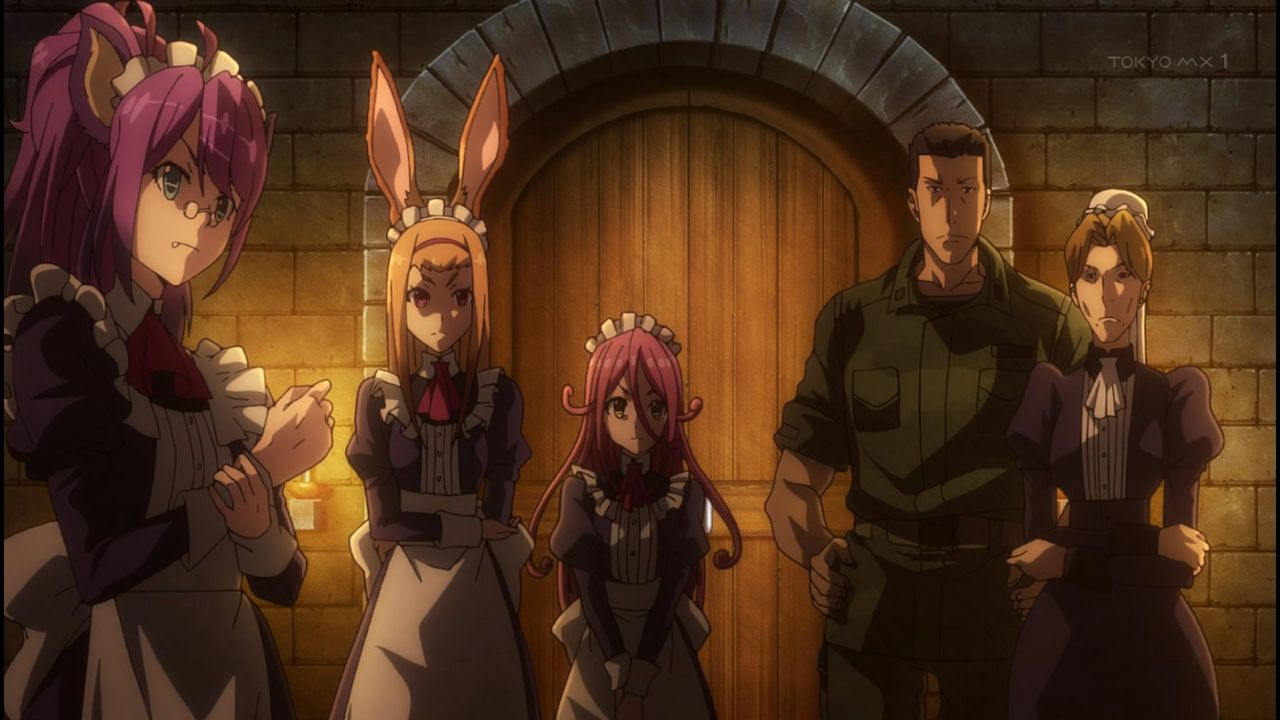 Gate ゲート Ep16 炎龍再び 海外の反応 2 8 追記 カエルの石像 アニメ 海外の反応