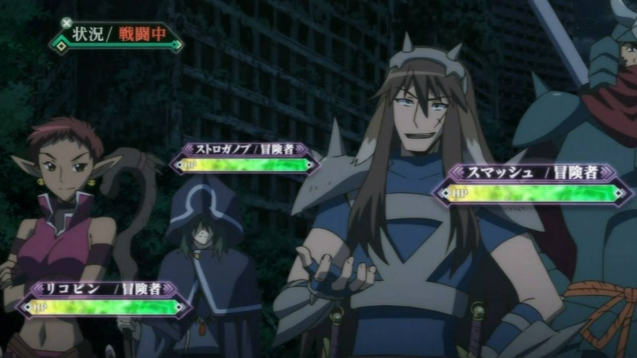 ログ ホライズン1期 Ep2 ロカの遭遇戦 海外の反応 カエルの石像 アニメ 海外の反応