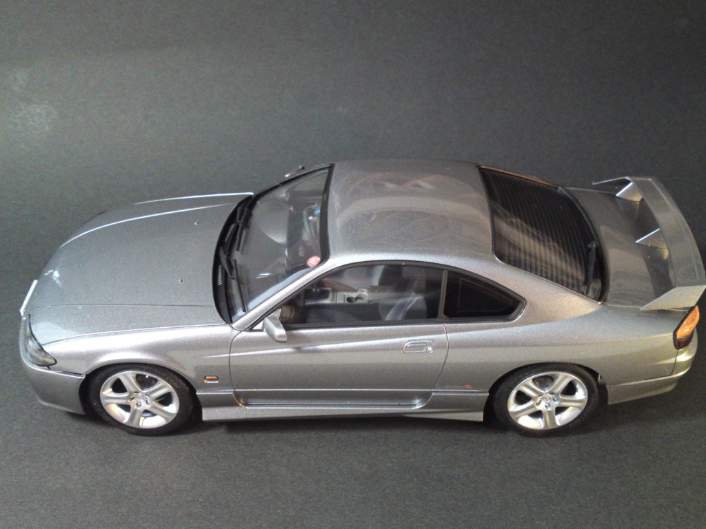 アオシマ1/24　日産S15シルビア Spec.R（スパークリングシルバー） S15 シルビア Spec.R (スパークリング シルバー) (プラモデル