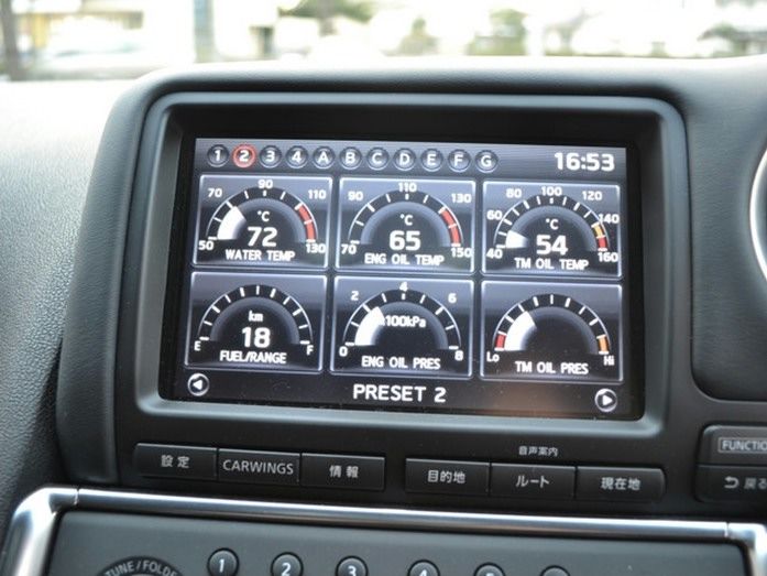 □BNR32 GT-R□ 写真で見てみる BNR34 GT-R の MFD（マルチ