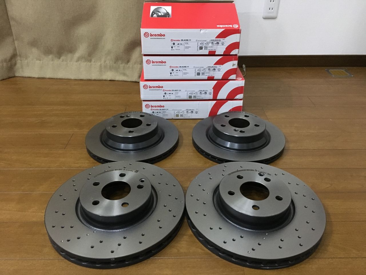 brembo ディスクローター ベンツW212交換用ブレーキローター : DIY実践日記♪