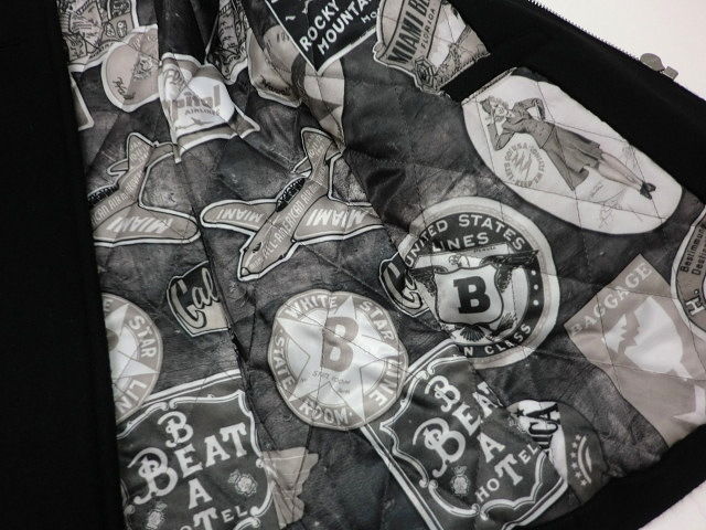 ベドウィン BEDWIN メルトン Pコート 黒 Mサイズ 裏地キルティング 冬 BEDWIN & THE HEARTBREAKERS : LITTLE BASTARD リトルバスタード