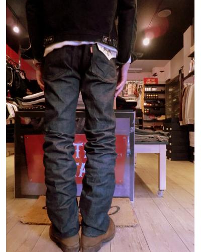 LOSTCONTROL Tight Straight 5P Denim Pants : LITTLE BASTARD リトル 