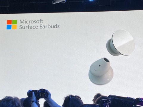 Microsoft Surface Earbuds 衝撃デザインの完全ワイヤレスイヤホン！？【碁石？オセロ？】