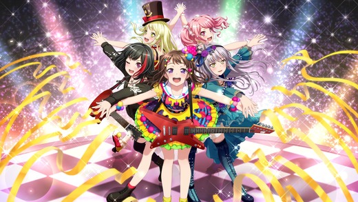 BanG Dream! FILM LIVE、弦巻こころ、美竹蘭、戸山香澄、湊友希那、丸山彩、高画質、PC壁紙、画像