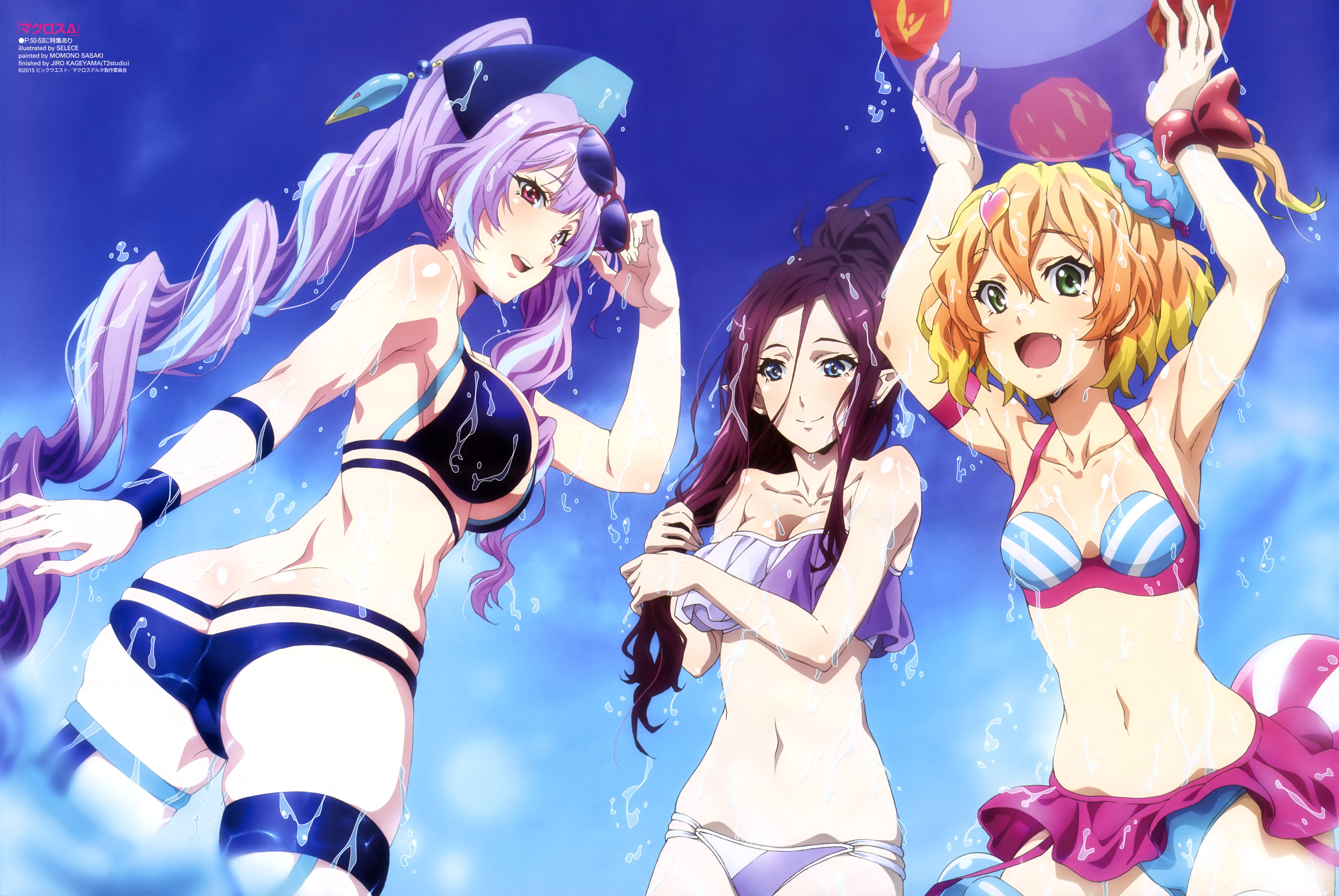 マクロスd デルタ 4k壁紙 超高画質 水着画像 1 アニメ4k壁紙