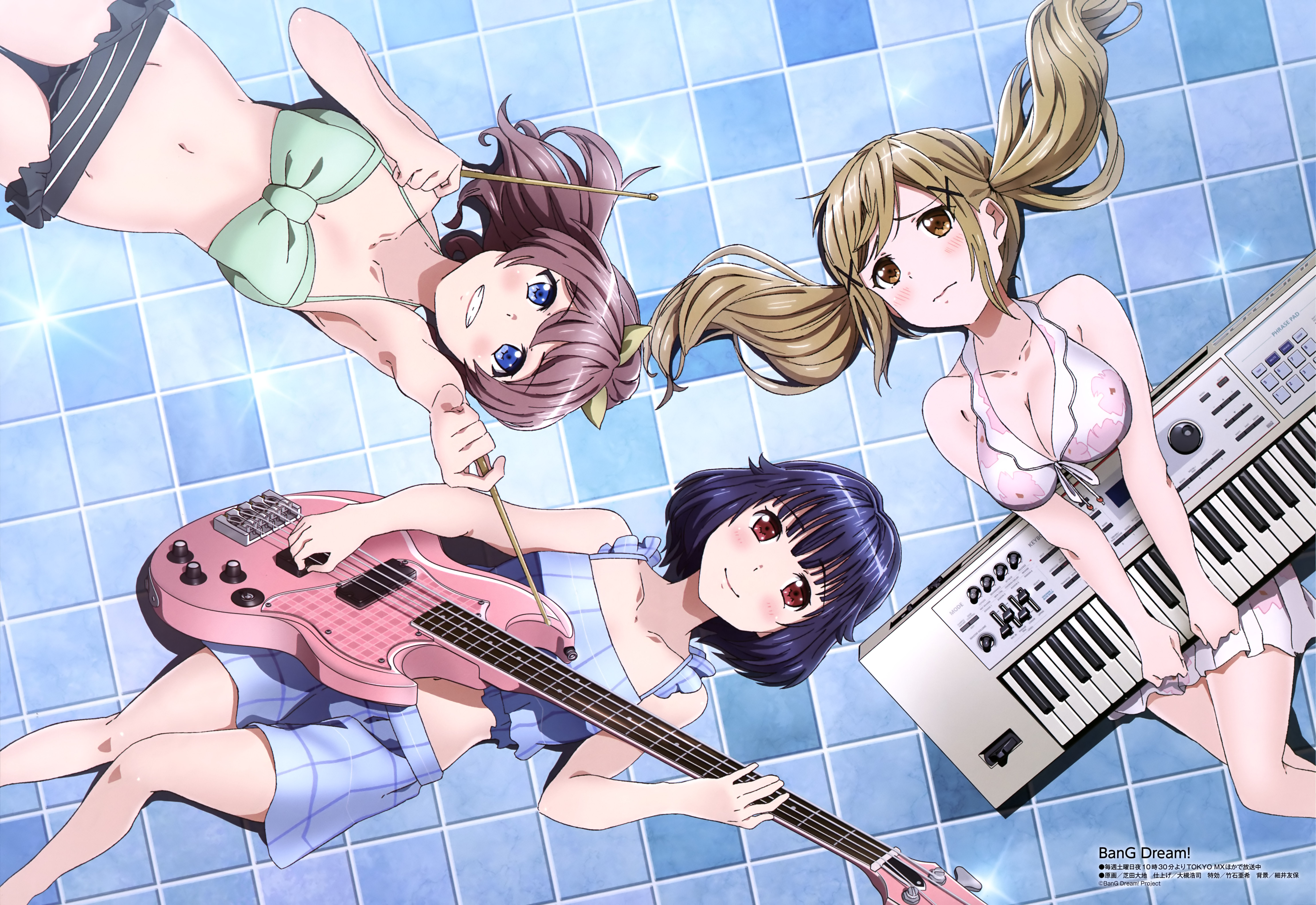 Bang Dream 水着 4k壁紙 超高画質 3840 2160 4 アニメ4k壁紙