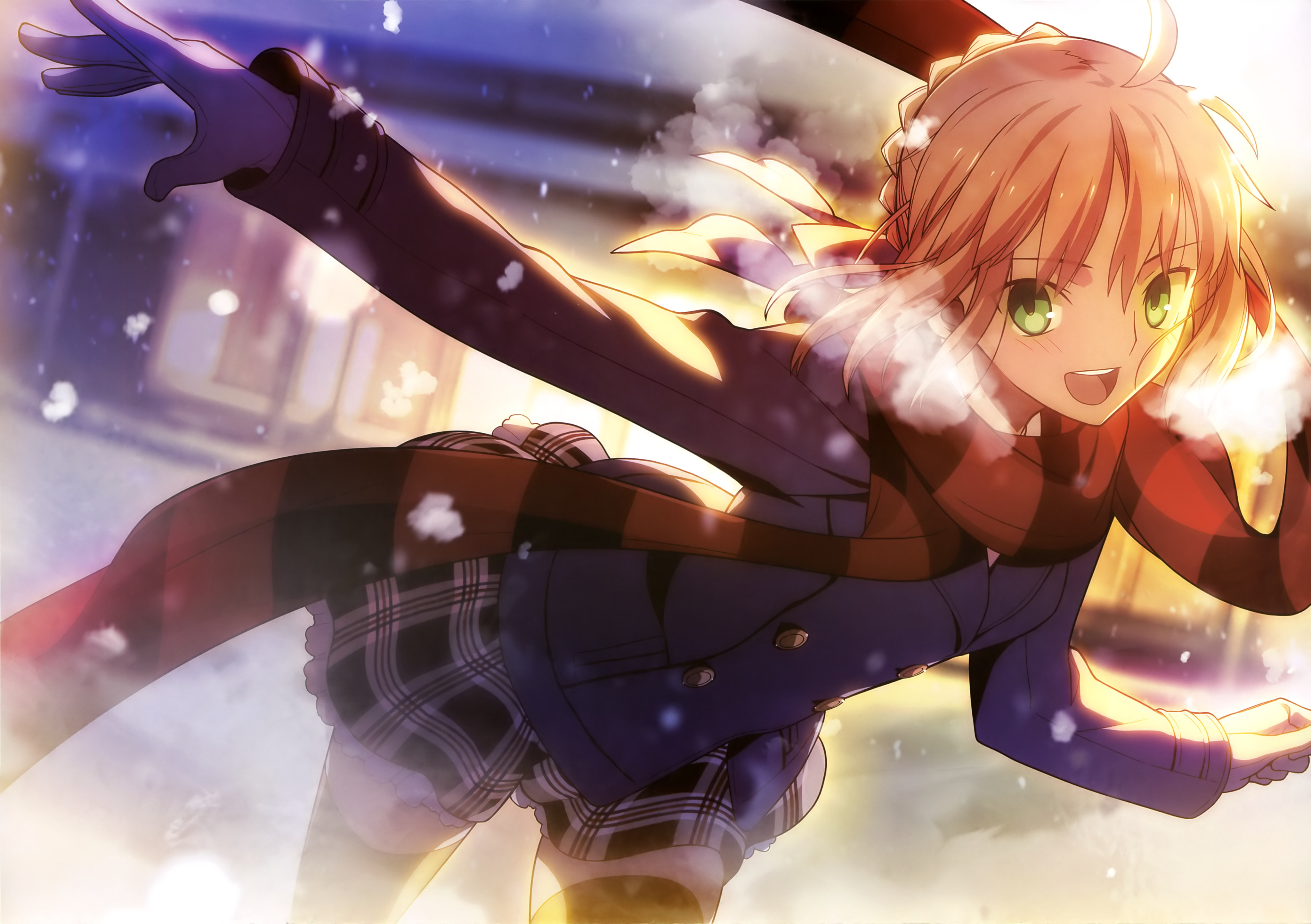 セイバー 4k壁紙 超高画質 冬服マフラー 1 アニメ4k壁紙 セイバー 4k壁紙 超高画質 冬服マフラー 1 アニメ4k壁紙