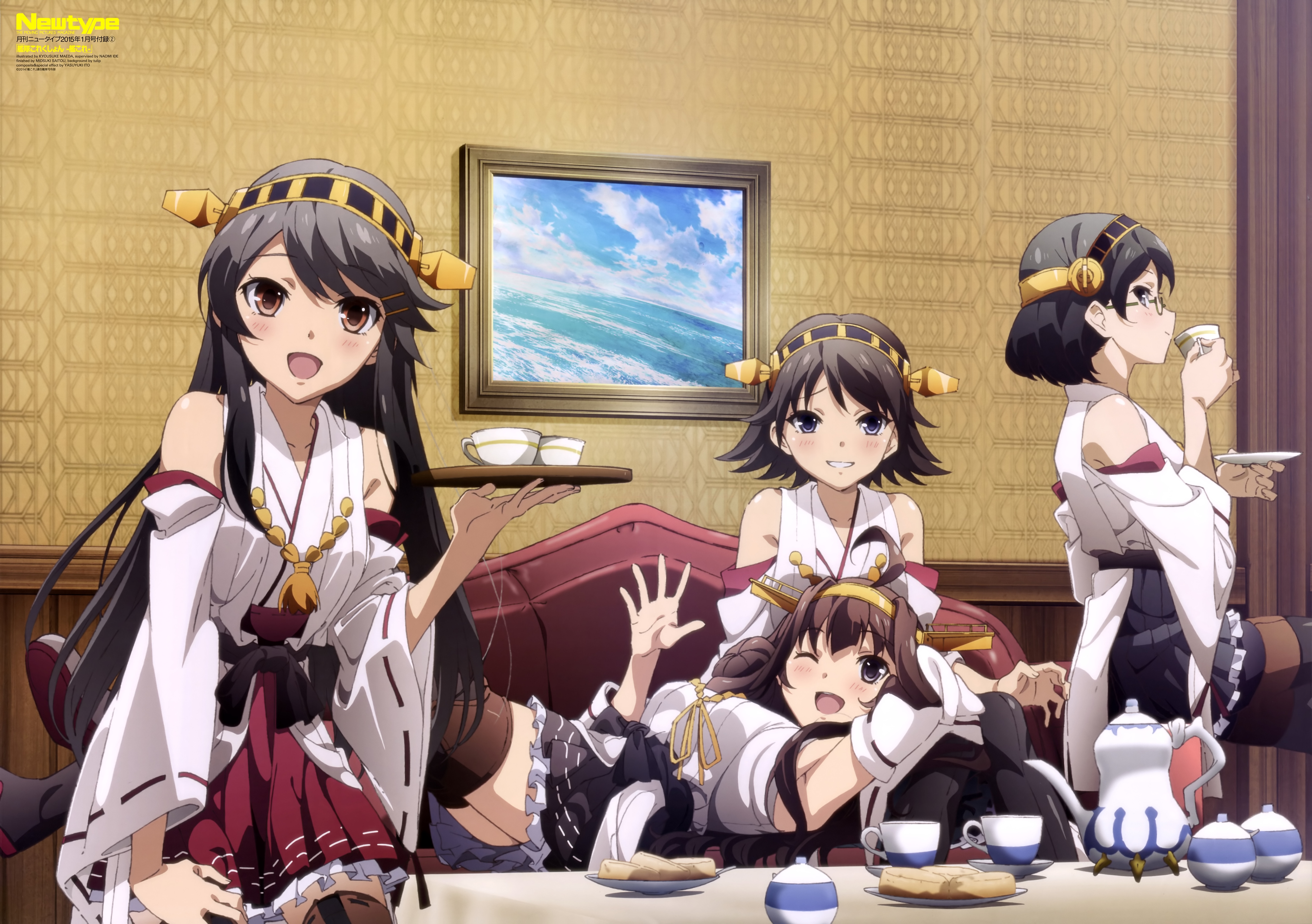 艦これ 金剛型四姉妹 4k壁紙 超高画質 3840 2160 5 アニメ4k壁紙