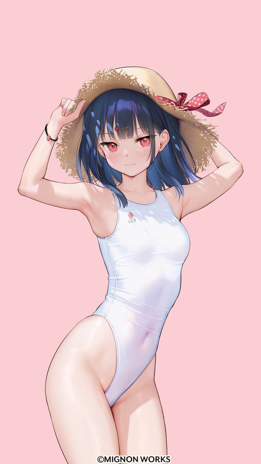 イラスト：mignon【いちごちゃん】水着 画像
