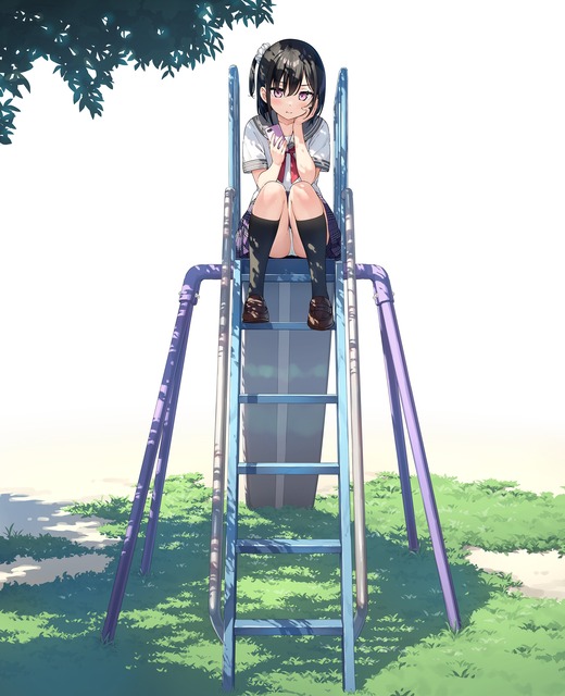 イラスト：カントク【しずく】座りパンチラ 画像