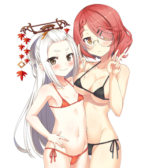 まいてつ Last Run!!【電車姫＆ひよこ】水着姿 画像（イラスト：cura）