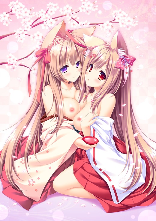 タユタマ2【ましろ＆こはく】おっぱい エロ画像（イラスト：萌木原ふみたけ）
