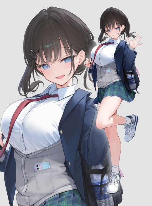 イラスト：mignon【七海】制服 画像