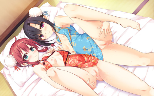 まいてつ【日々姫＆ふかみ】チャイナドレス エロ画像（イラスト：cura）