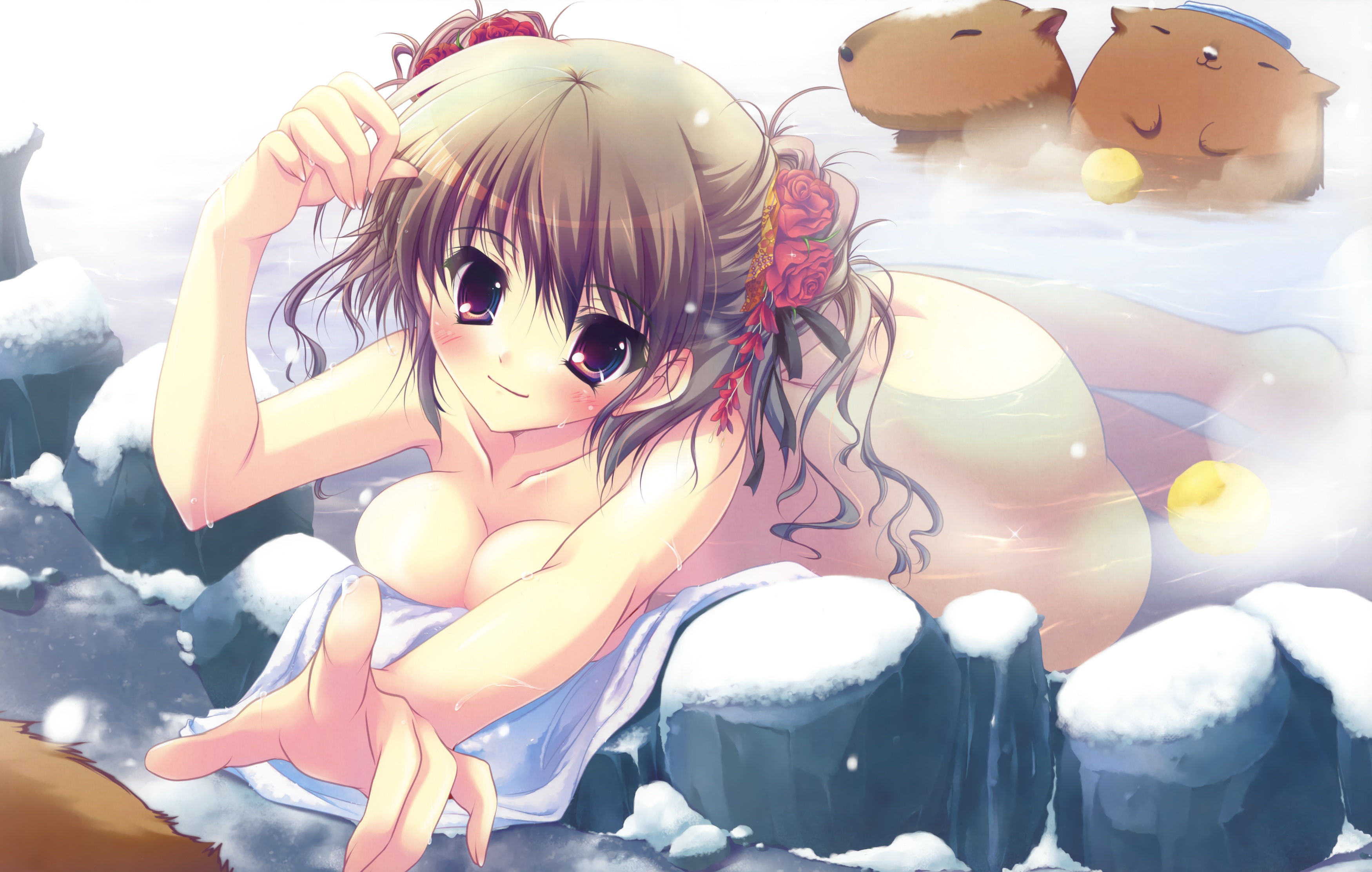二次元　温泉　えろ イラスト：和泉つばす 二次元の女の子画像（温泉） : 同人エロ専科＠エロゲ
