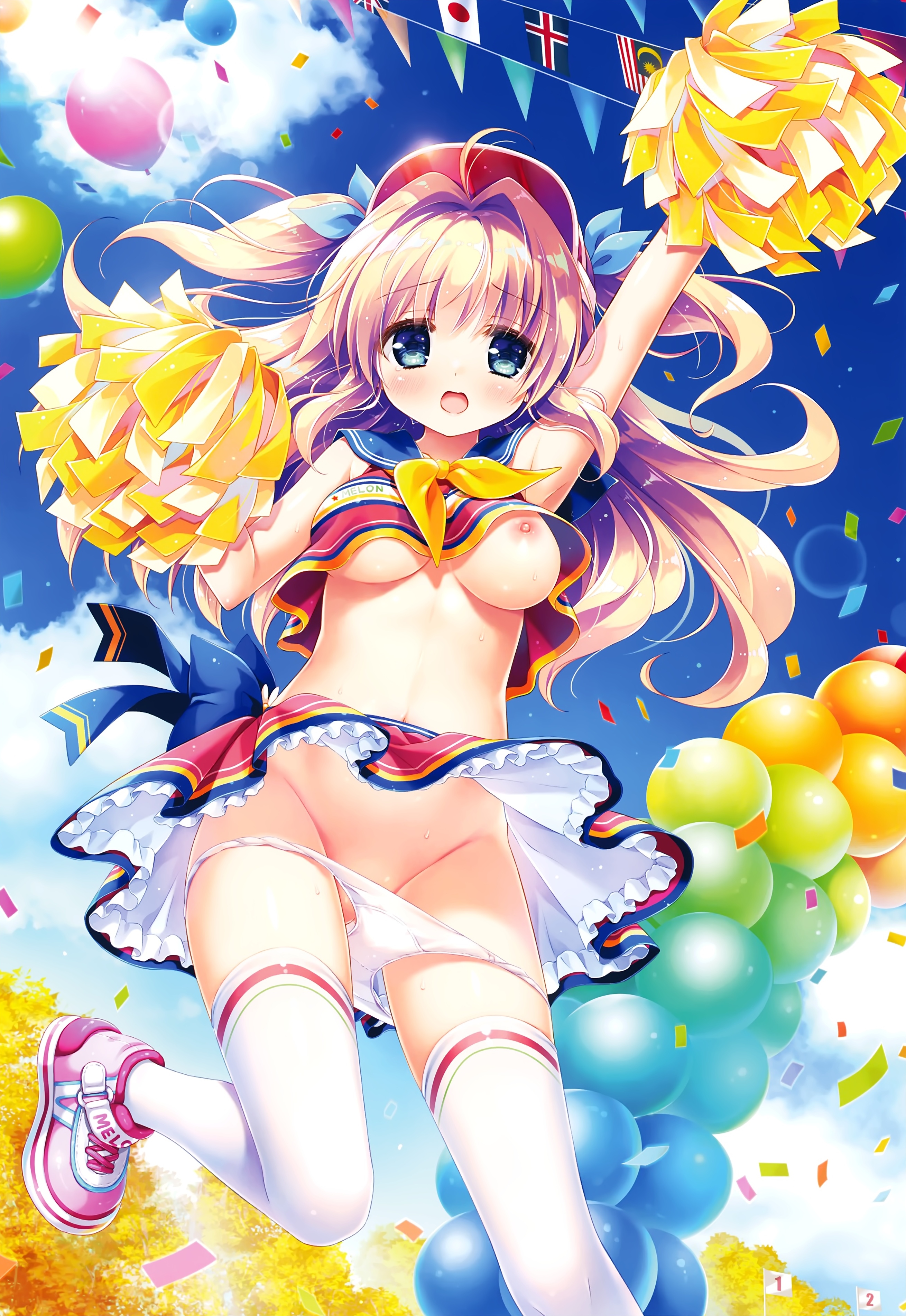 二次元 チアガール エロ