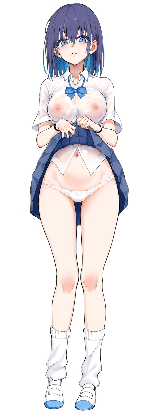 イラスト：きょくちょ【星月 楓】スカートたくし上げ エロ画像