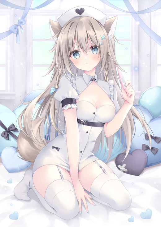 イラスト：梱枝りこ【猫耳ナース】二次画像