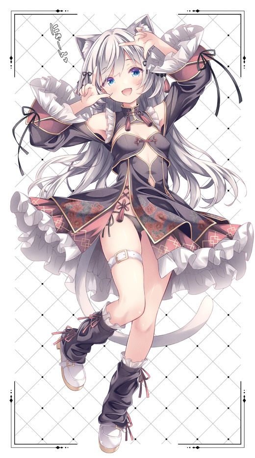 イラスト：RYO【猫耳の女の子】二次画像
