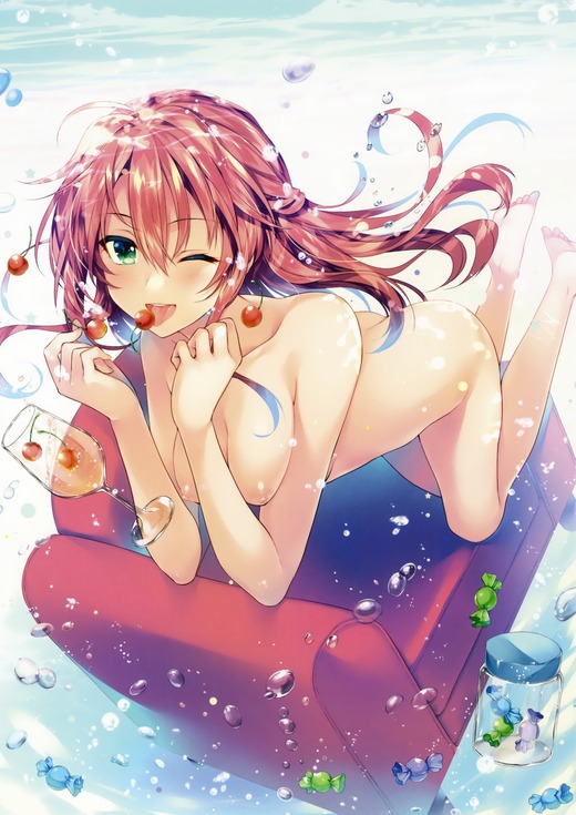 イラスト：有葉【全裸の女の子】二次エロ画像
