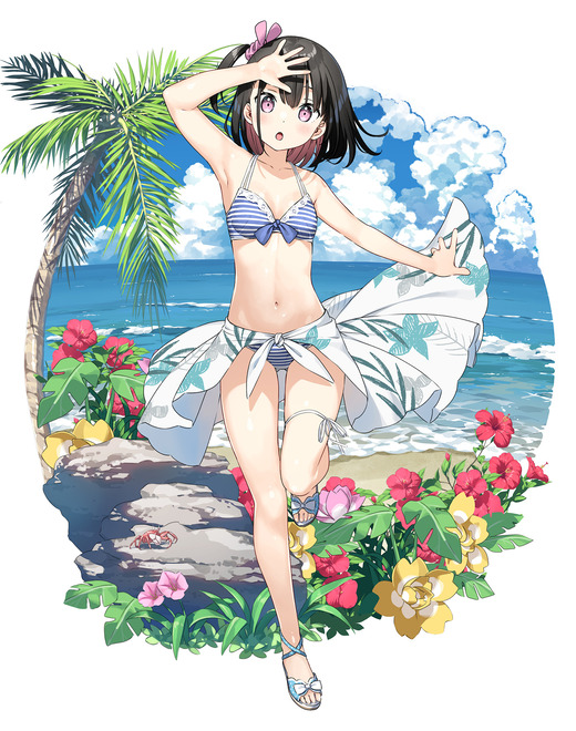 イラスト：カントク【しずく】水着姿 画像