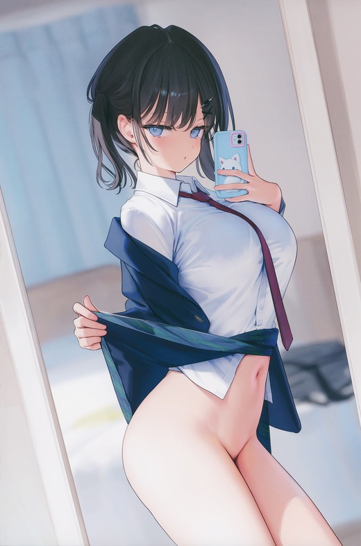 イラスト：mignon【七海】ノーパン エロ画像