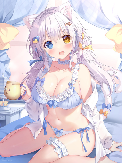 イラスト：みけおう【ケモミミの女の子】二次画像